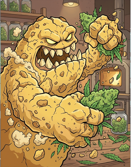 Illustration du crumble de chez Bueno CBD